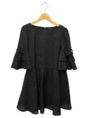 トゥービーシック ｗ５Ⅿ11 トップス 42 ブラック リボン ラインストーン ITD8T6WCYVZV