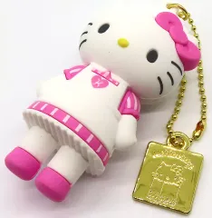 【中古】キーホルダー 4.ハローキティ(ウェイター) 「Hello Kitty展-わたしが変わるとキティも変わる- シークレットマスコットチャームA」
