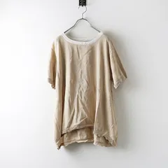 極美品 バスコ  BASCO 和紙ニットプルオーバー 3＼ベージュ 半袖【2400014685695】のサムネイル