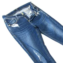 EMODAエモダ▼ストレッチクラッシュスキニーデニム▼サイズ1▼ウエスト約66cm