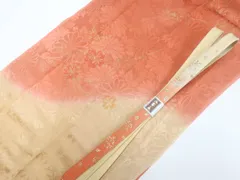 【一輝堂】和装小物 帯締め 帯揚げ セット 高麗組 金糸 美品 帯締 帯揚 25w11-13749