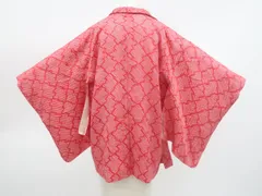 【京松】羽織 総絞り 羽織紐別売り 正絹 着物 美品 身丈約76cm 裄丈62.5cm kyo7z11-1308