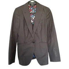 Z1636 Paul Smith BLACK LABEL テーラードジャケット ポールスミス ブラックレーベル 38 黒 コート