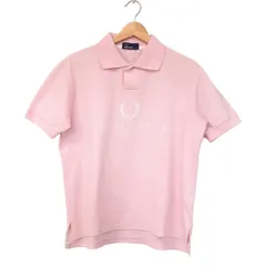 FRED PERRY(フレッドペリー) 半袖ポロシャツ サイズS メンズ - ライトピンク×白