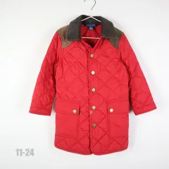 3160 ポロキッズ/女の子/キルティングジャケット/4t