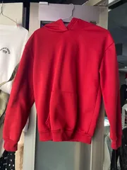 SHEIN 赤 スウェットパーカーフーディー Sサイズ