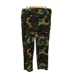 ウールリッチ WOOLRICH 80-90s USA製 GREEN CAMO カモ フリースパンツ  メンズ  XXLのサムネイル