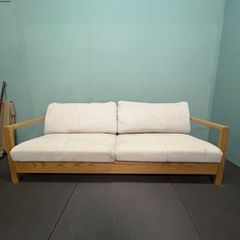☆ キツツキ 飛騨産業 木製フレーム ソファ 2人掛け 良品 インテリア