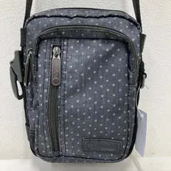 6611　LeSportsac レスポートサック ショルダーバッグ　斜めがけバッグ　ミニバッグ 水玉　ドット柄　総柄　ポケット多数　多機能 グレー系