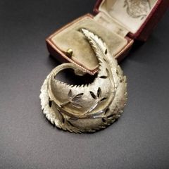 ヴィンテージ】CHURYO 佐藤忠良 ブローチ 鳥 シルバー ネックレス