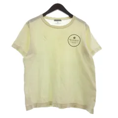 イッセイミヤケメン ISSEY MIYAKE MEN Tシャツ カットソー 半袖 ロゴ プリント アイボリー