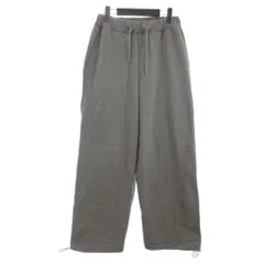 アドラー ADRER ヘビーコットン アンタイディー オーバーサイズ イージースウェットパンツ グレー M