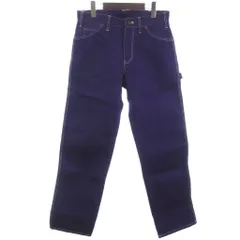 ディッキーズ Dickies 配色ステッチ ペインターパンツ ワイド 70039000 紫 パープル 30