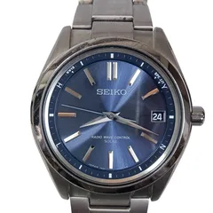 1126-1 綺麗 SEIKO セイコー ブライツ 7B24-0BH0 メンズ腕時計 電波ソーラー チタン ネイビー色