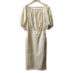 uncrave(アンクレイヴ) ワンピース サイズ1 S レディース美品 - アイボリー 七分袖/ロング