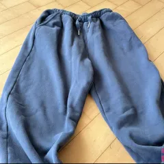 SPAO ブルー トレーナー ジョガー パンツ s