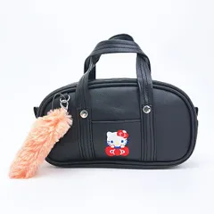 サンリオ ハローキティ スクバ風ペンケース 文具 ブラック sanrio