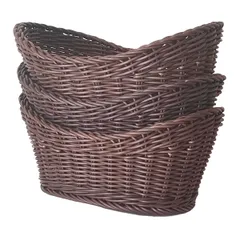 ドイツ ザリーン 3個セット ウィングバスケット ブラウン