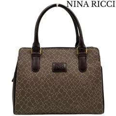 NINA RICCI　ニナリッチ　ハンドバッグ　手持ちバッグ　ジラフ柄