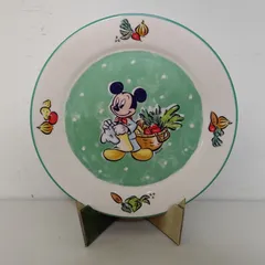 〇ミッキー 飾り皿 シェフミッキー Green Sango