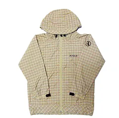 【TK】AIGLE エーグル チェック柄ナイロンジャッケット 子供服 サイズ120㎝