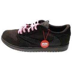 NIKE (ナイキ) ×TRAVIS SCOTT AIR JORDAN 1 LOW OG SP VELVET BROWN AND DARK MOCHA DM7866-202 トラヴィススコット エアジョーダン1 ローカットスニーカー US9/27cm