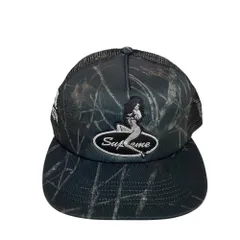【未使用】Supreme シュプリーム ピンナップ メッシュ バック キャップ ブラック カモ 帽子 A102532RK