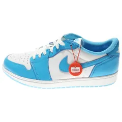 NIKE (ナイキ) Air Jordan 1 Low UNC エアジョーダン1 UNC ローカットスニーカー ライトブルー US10.5/28.5cm CJ7891-401