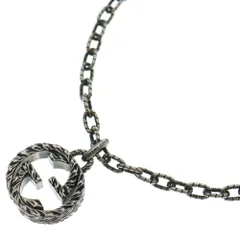 GUCCI (グッチ) インターロッキングG アラベスク ネックレス シルバー