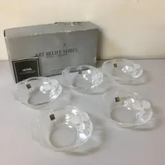 〇HOYA クリスタルガラス 小鉢 5客セット 【未使用に近い】