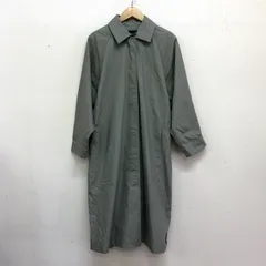 アーバンリサーチサニーレーベル 19SS 撥水ポプリンステンカラーコート リボンベルト付き ラグランスリーブ オーバーサイズ ロングコート スプリングコート カーキ FREE