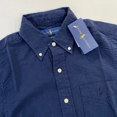【タイムセール】【新品】POLO RALPH LAURENL    ポロラルフローレン　スリムフィット　コットン　半袖　シャツ　無地