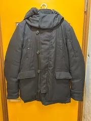 A【A22-04】◇ semantic design サイズL ダウンジャケット　黒色　メンズ