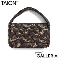 タイオン ショルダーバッグ メンズ レディース TAION ダウン 斜めがけ 軽量 軽い 大きめ 大容量 A3 B4 A4 メッセンジャーバッグ MILITARY LINE ミリタリー メッセンジャー ダウンバッグL TAION-MGBG01ALSML-L