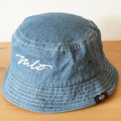 mio　キッズ・ボーイズ　デニム　バケットハット　サイズ５６cm　キャップ　帽子　コットン帽　[[HH]]
