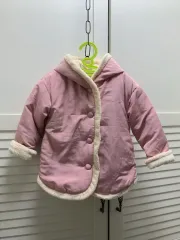 ユア(YOOA) 女の子 ファー ジャケット アウター 100サイズ ピンク