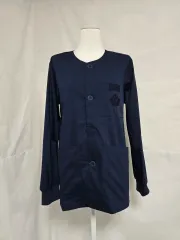 新品) ネイビー ポケット 刺繍 ジャケット レディース 95 1126