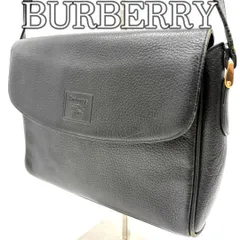 Burberrys バーバリー レザーショルダーバッグ Leather Shoulder Bag ノバチェック Nova Check 斜め掛け Crossbody ブラック Black