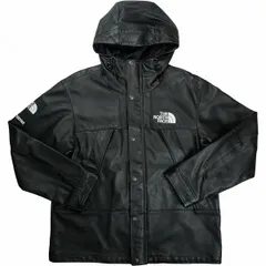 Size【M】 SUPREME シュプリーム ×THE NORTH FACE 18AW Leather Mountain Parka Black レザーマウンテンジャケット 黒 【中古品-良い】 20830697