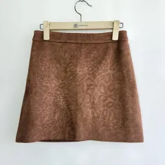 ARTICLE スウェード ヒョウ柄 ミニスカート Mサイズ