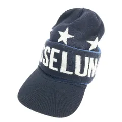 RUSSELUNO ラッセルノ  ニットキャップ 星柄 ネイビー系  [240101565047] ゴルフウェア ストスト