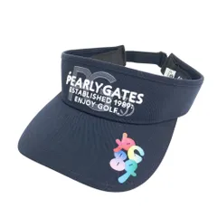 PEARLY GATES パーリーゲイツ 2024年モデル 35周年 サンバイザー  ネイビー系 FR [240101573484] ゴルフウェア ストスト