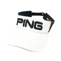 PING ピン  サンバイザー  ホワイト系 ONE SIZE [240101574948] ゴルフウェア ストスト