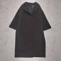 AP STUDIO ラムウール ノーカラーコート オーバーサイズ ロング - メルカリ