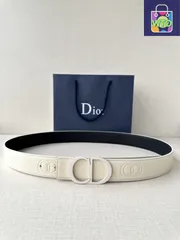 【今日特価】Dior CD Icon レッドマット塗装ベルトバックルセット