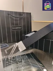 【今日特価】Zegna Versatile メンズダブルレザーベルト