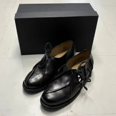Yohji Yamamoto POUR HOMME × CHEREVICHKIOTVICHKI ヨウジヤマモト 24SS UNCUT WAXED CALF DERBY SHOES シューズ HS-E23-775-2-2 ブラック size:40【中目黒A11】のサムネイル