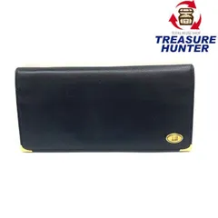 dunhill(ダンヒル) オックスフォード 二つ折り長財布 1390 レザー ブラック メンズ 【102057659001】