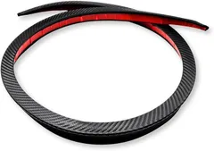 MARUHADO ボンネットスポイラー リアスポイラー 汎用 エアロモール 虫除け 軽自動車対応 n-box (カーボン調,  120cm)のサムネイル