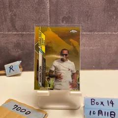 2020 Topps Chrome LEWIS HAMILTON Mercedes-AMG Petronas Formula One Team Grand Prix Winner France Gold Refractor カード